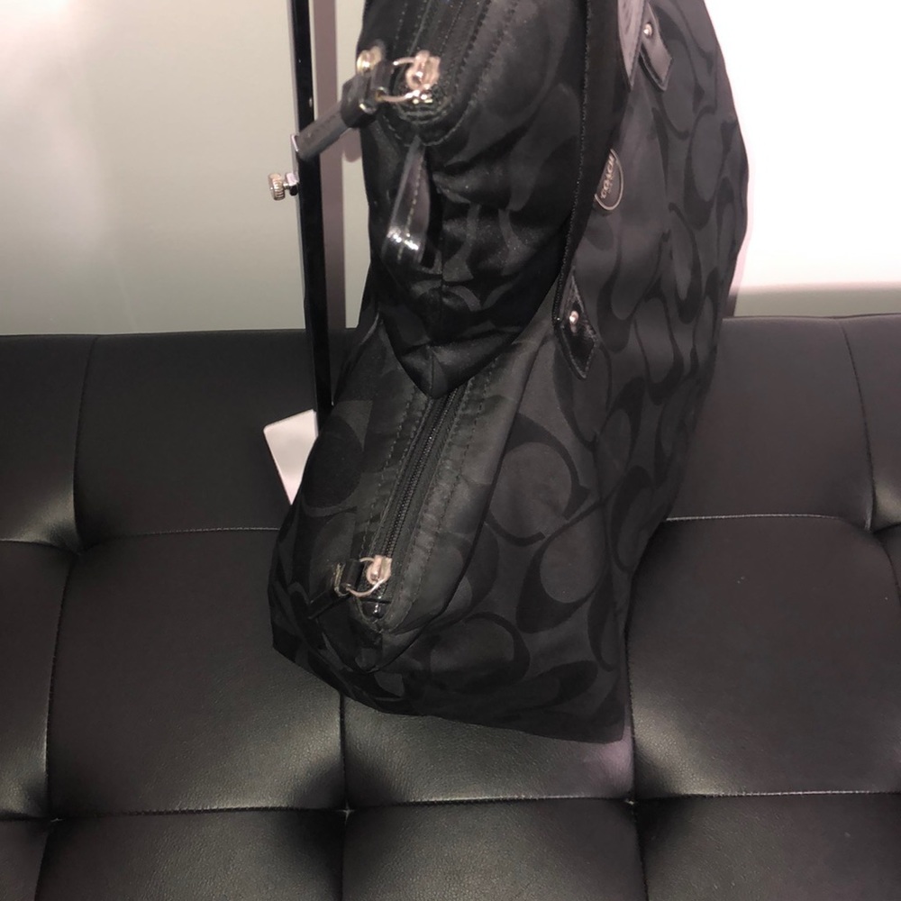 Coach Black Signature Tote Bag - Picture 2 of 15